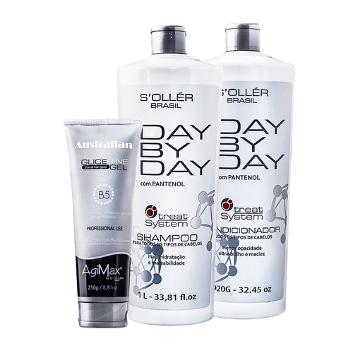 Kit Day By Day Todos Tipos de Cabelo + Glicerine Gel