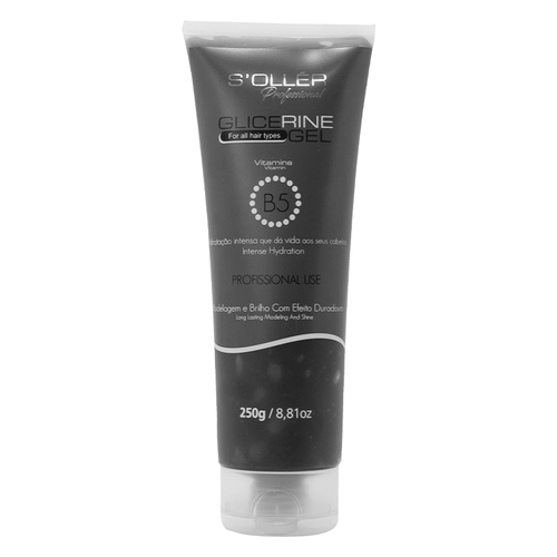 Australian Mega Gel Capilar Preto Glicerine - 250g - S'ollér Brasil