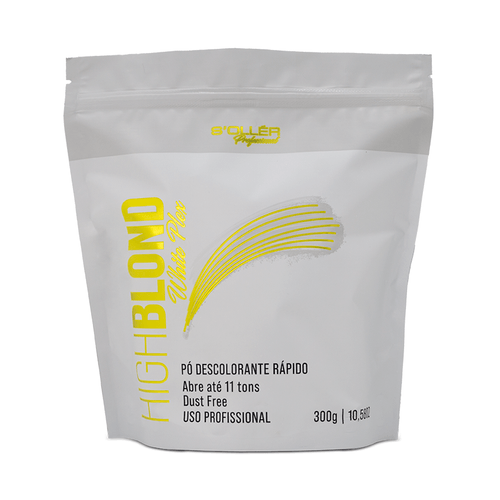 Pó Descolorante High Blond White Plex (branco) 300g - S'ollér Brasil