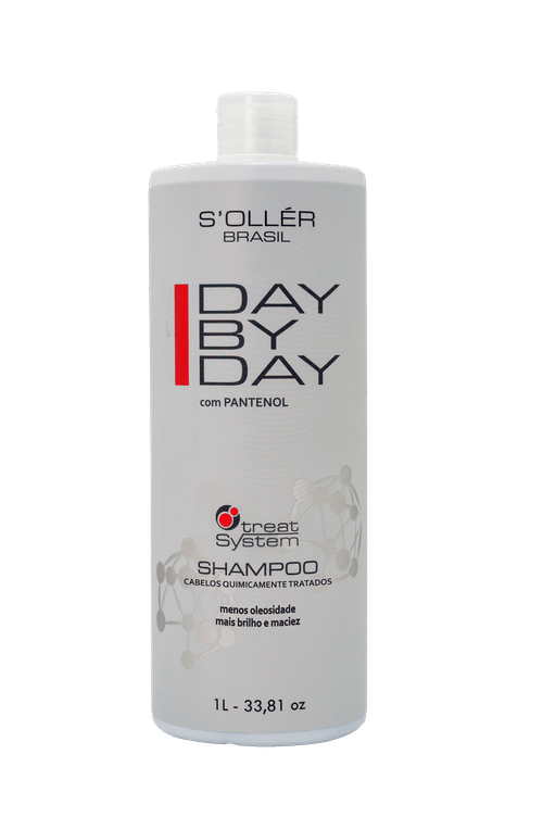 Shampoo Day By Day Treat System Cabelos Químicos - 1lt - S'ollér Brasil